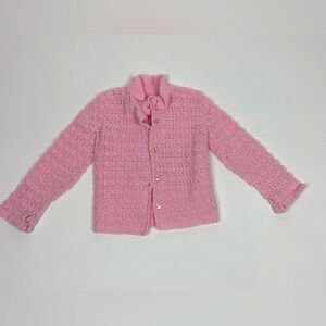Toddler Girls Knitted Button Down Cardigan